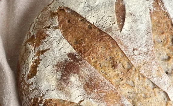 Pane integrale con lievito madre
